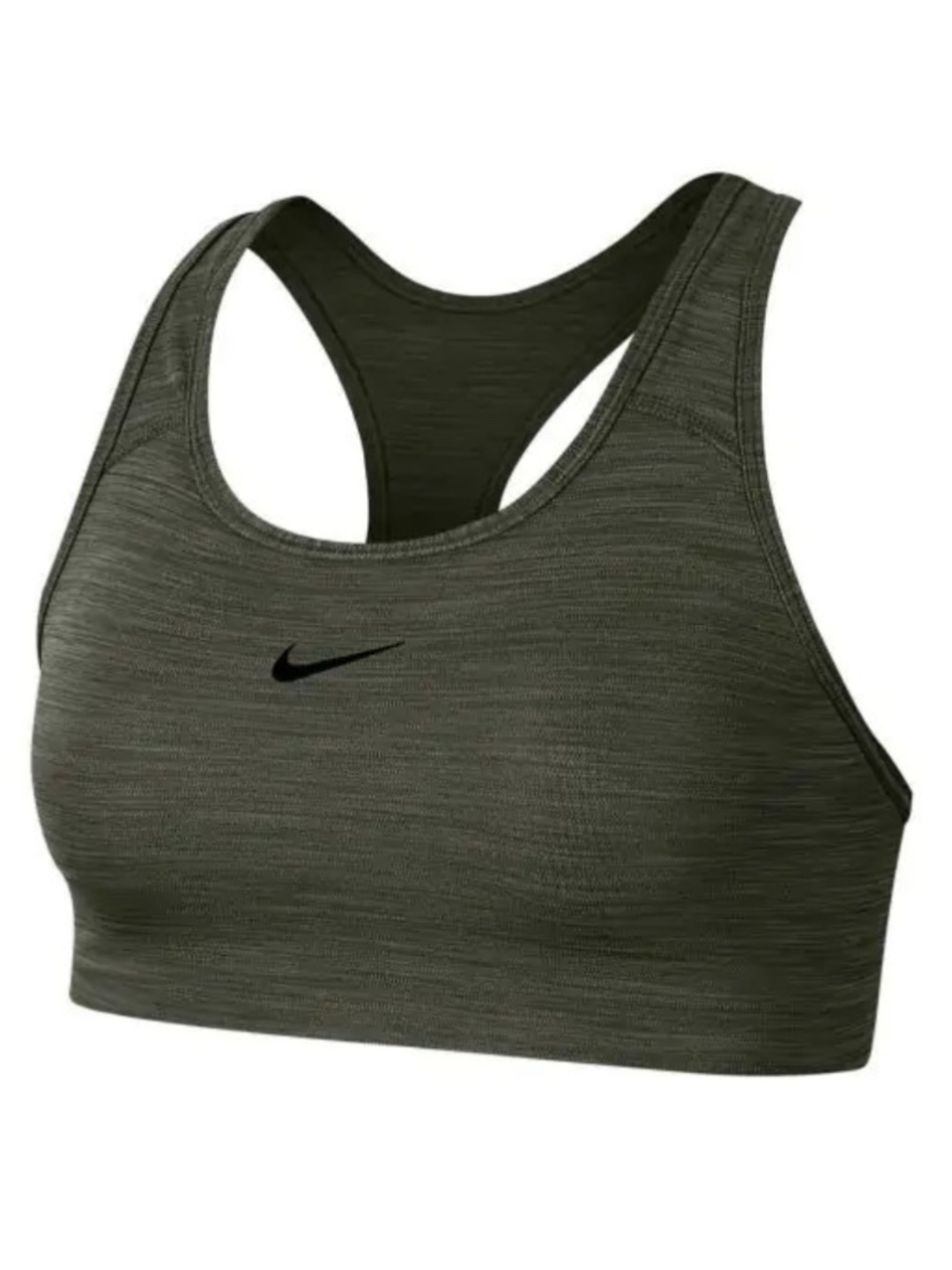 EUC Nike Women’s Dry-FIT Sports Bra Heathered Olive No Padding Size Small